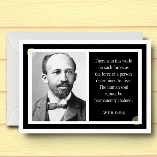 W.E.B. DuBois Card